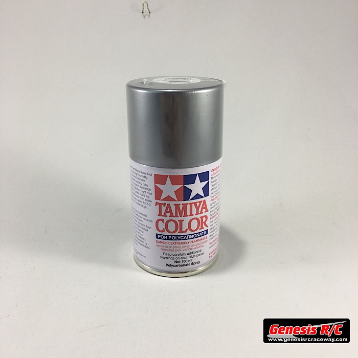 Tamiya 86012 – PS-12 Polycarbonate Spray Silver 3 oz | Genesis RC Raceway
