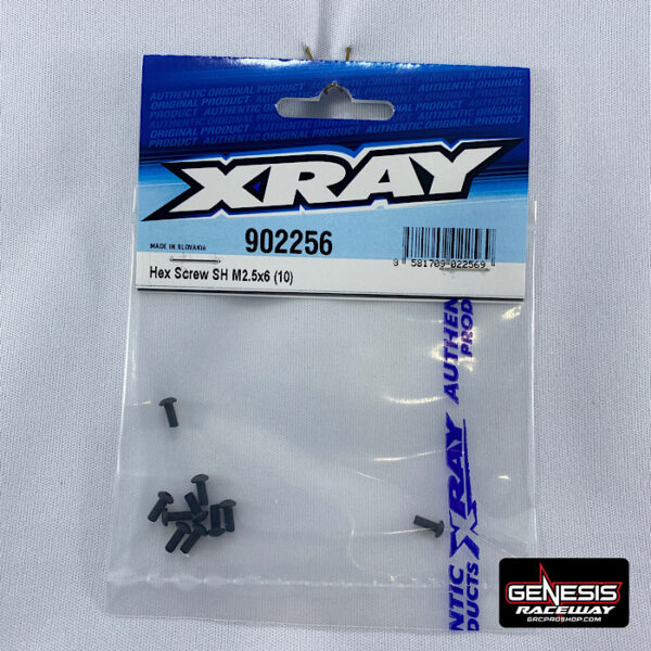 XRAY 902256 - HEX SCREW SH M2.5x6 (10)