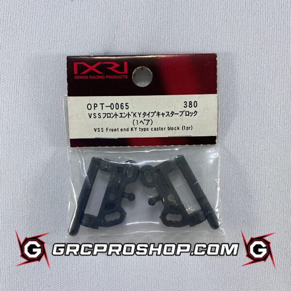 Xenon USA OPT-0065 VSS front end caster block for Kyosho (1 Pair)