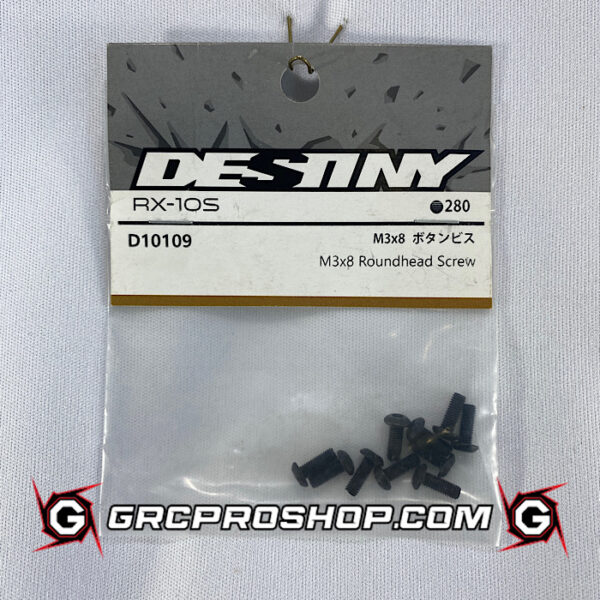 Destiny USA D10109 - M3x8 Roundhead Screw