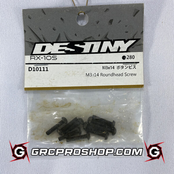 Destiny USA D10111 - M3x14 Roundhead Screw