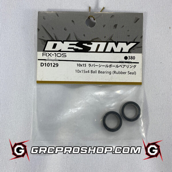 Destiny USA D10129 - 10x15x4 Ball bearing (Rubber Seal)