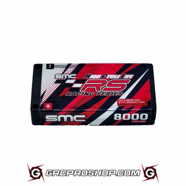 SMC 80150-1S2P - HCL-RS 3.7V-8000mAh 150C 5mm Inboard Hardcase