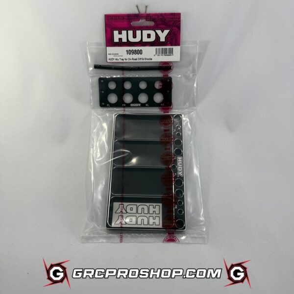 HUDY - HUD109800 - ALU TRAY FOR ON-ROAD DIFF & SHOCKS