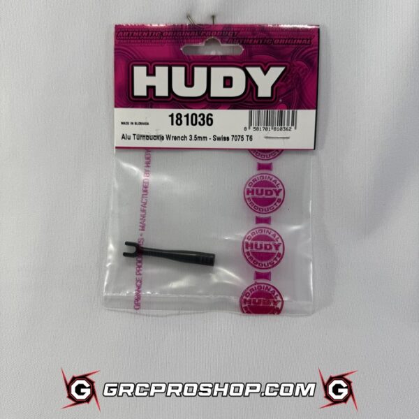 HUDY 181036 - ALU TURNBUCKLE WRENCH 3.5MM - SWISS 7075 T6