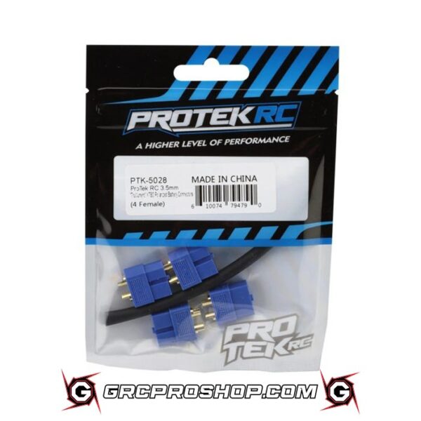 Protek RC PTK5028 - 3.5mm "TruCurrent" XT60 Polarized Battery Connectors (4 Female)