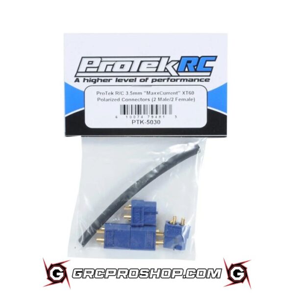 Protek RC PTK5030 - 3.5mm "TruCurrent" XT60 Polarized Connectors (2 Male/2 Female)